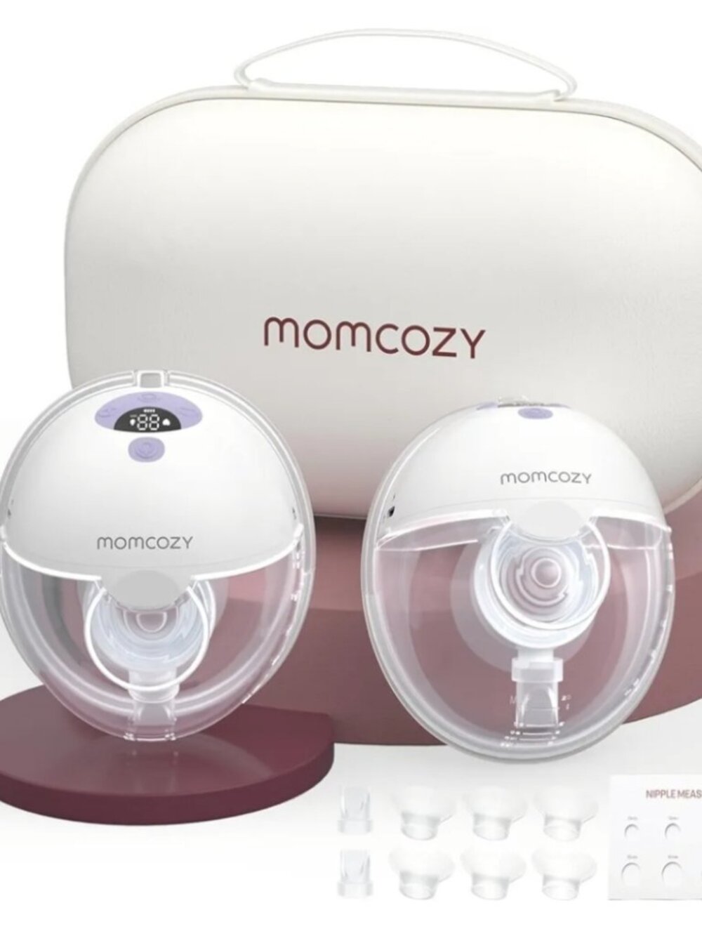 Momcozy All-in-One M5 Dual Wearable Breast Pump Handsfree Grey